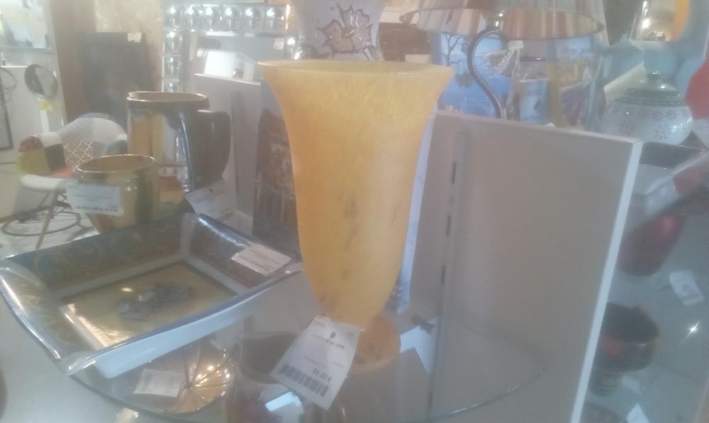 VASE PATE DE VERRE