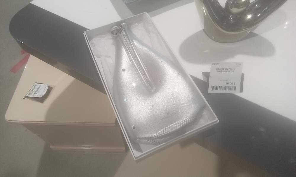 COUVRE BOUTEILLE  SWAROVSKI+ETUI