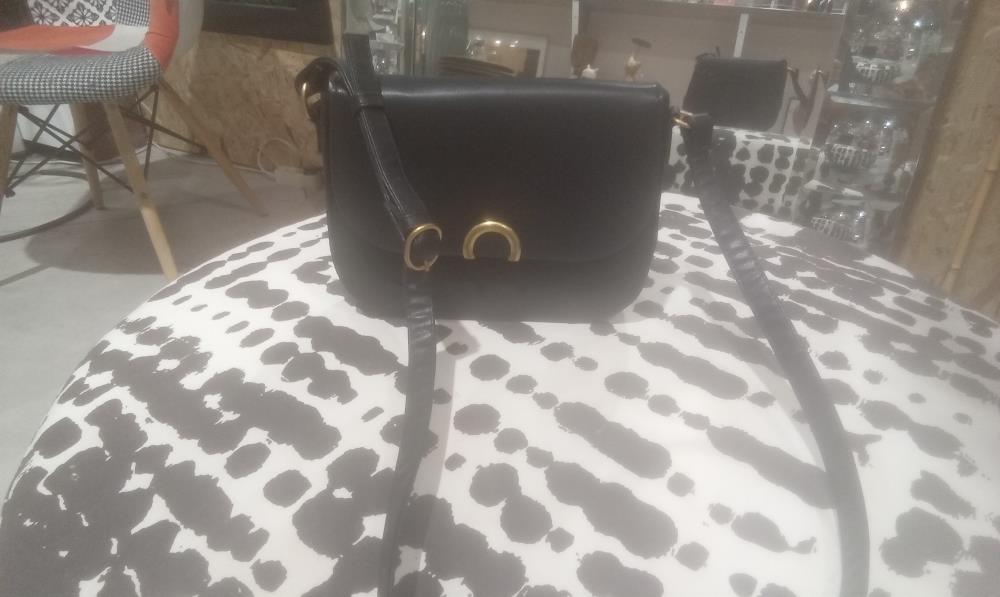 SAC FANTAISIE CAROLL LOOK NOIR ET VELOURS