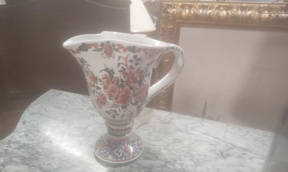 POTICHE CERAMIQUE 1ANSE DECOR FLORAL