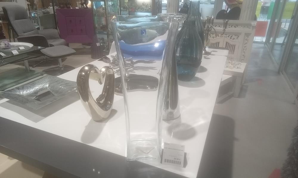 VASE VERRE DESIGN SILEA GM