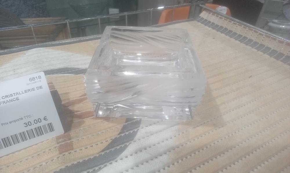 CENDRIERE CRISTALLERIE DE FRANCE