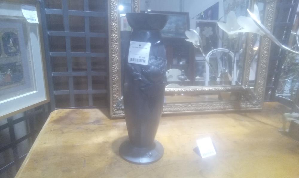 VASE ETAIN ART DECO GM