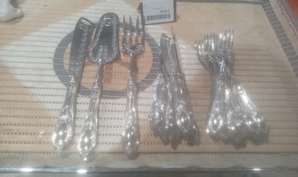 MENAGERE INOX A POISSON