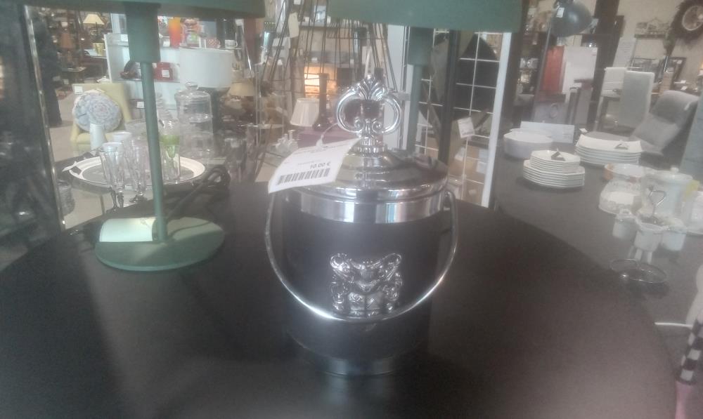 SEAU A GLACON 1ANSE DECOR BLASON