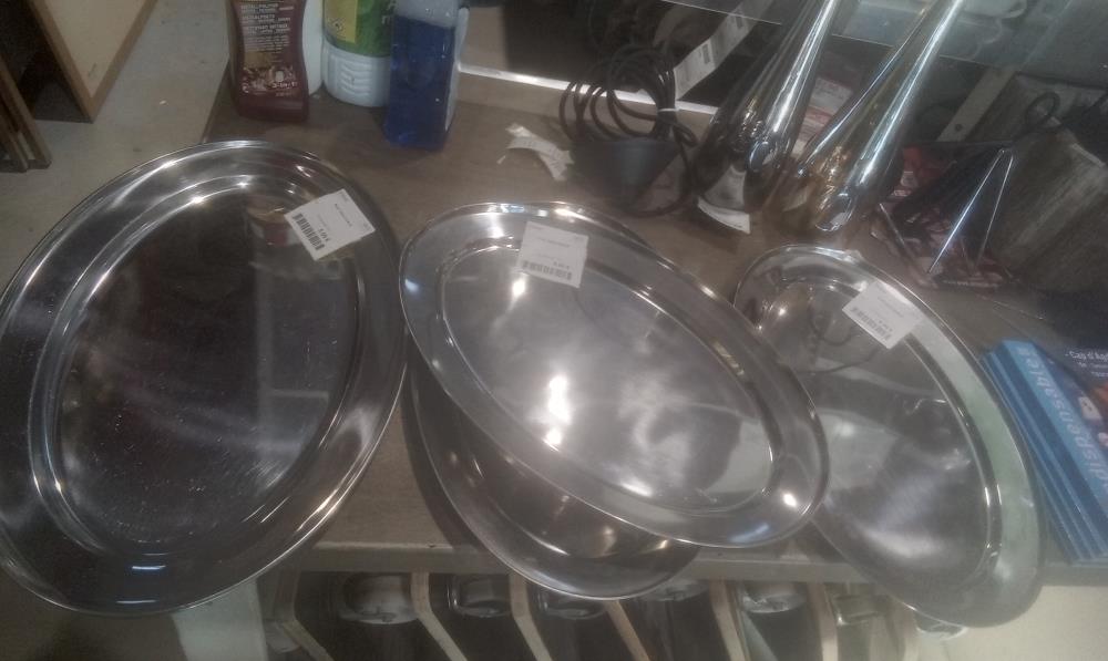 PLAT INOX OVALE