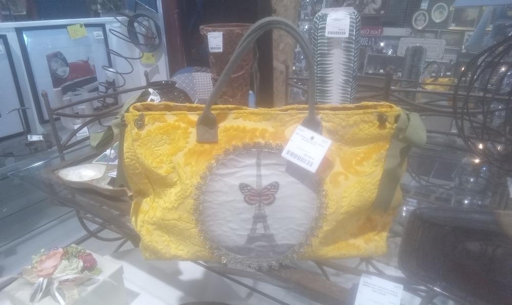 SAC TOILE JAUNE LES CAKES DE BERTRAND