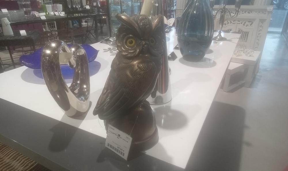 CHOUETTE PLATRE  VIEILLIE GM