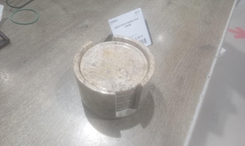 SERVITEUR PIERRE POUR VERRE