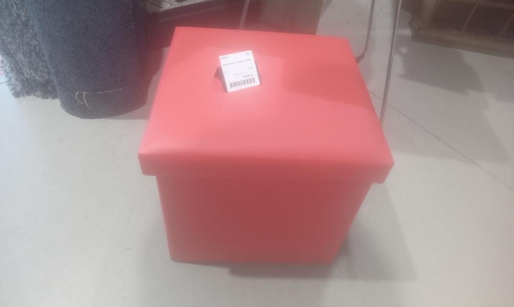 POUF LOOCK TOUGE COFFRE