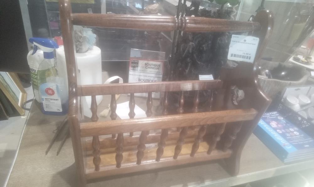 PORTE REVUE BOIS RUSTIQUE