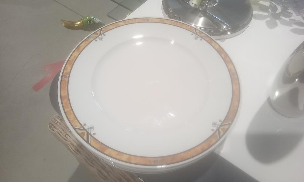 LOT D'ASSIETTE DE PRESENTATION SARREGUEMINES MODE CORDOBA