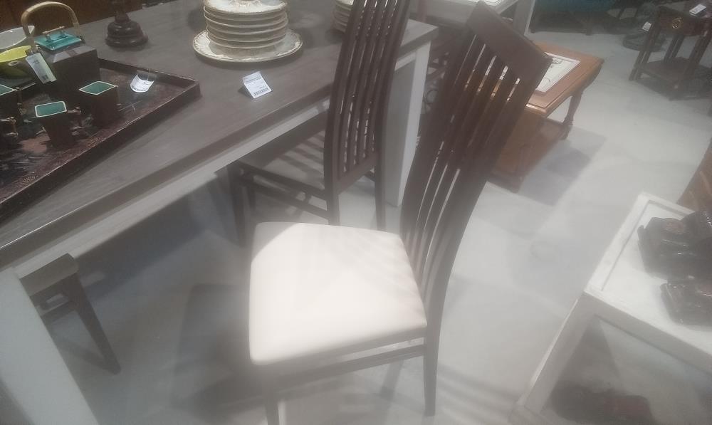 LOT DE 6 CHAISES LOOCK BEIGE