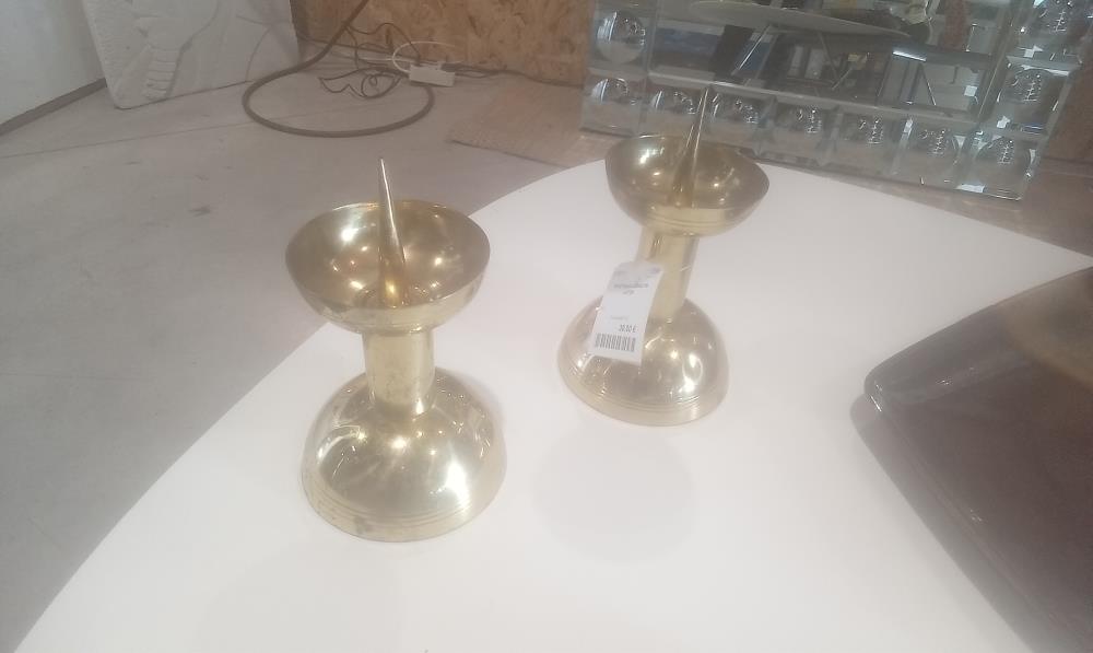 PAIRE PIQUE CIERGE PM LAITON