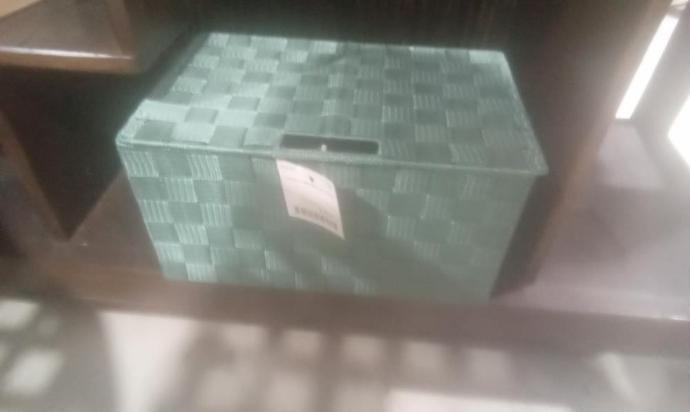 PANIERE TRESSEE PM VERTE