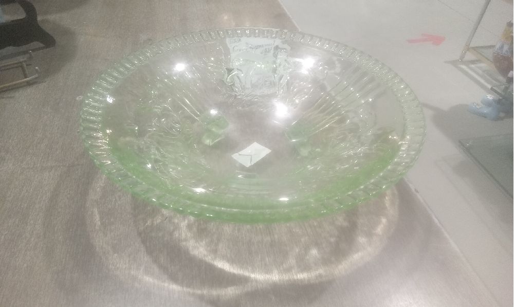 VIDE POCHE VERRE MOULE DECOR SCENE RURALE