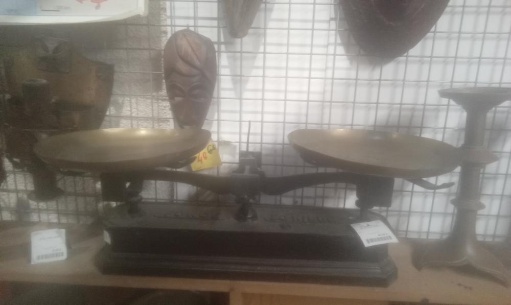 BALANCE FONTE 30 KG+PLATEAU LAITON