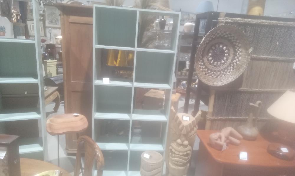 ETAGERE MELAMINEE VERTE GM