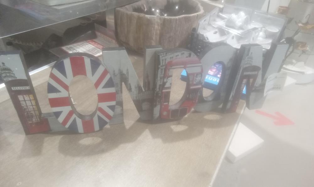 TABLEAU ECRITURE LONDON