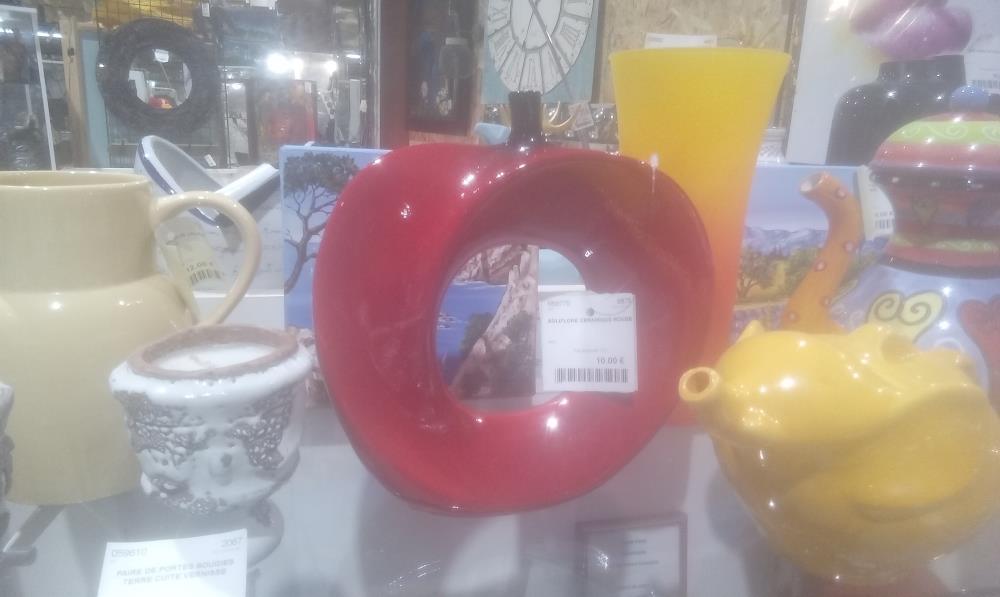 SOLIFLORE CERAMIQUE ROUGE