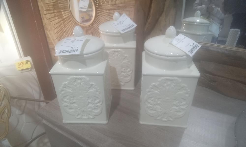 POT A EPICE CERAMIQUE+COUVERCLE EN L'ETAT