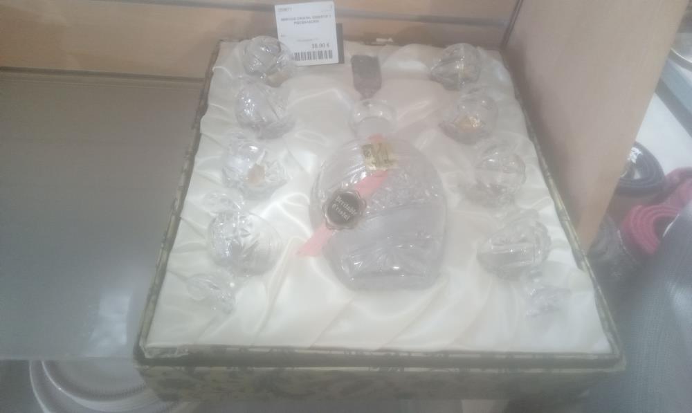 SERVICE CRISTAL DIGESTIF 7 PIECES+ECRIN