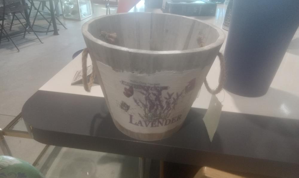 CACHE POT DECOR LAVANDE 1ANSE CORDE