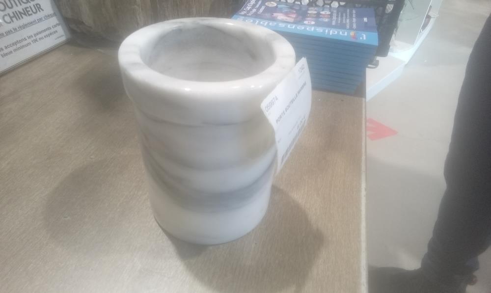 PORTE BOUTEILLE MARBRE