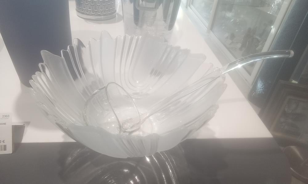 SALADIER VERRE+LOUCHE