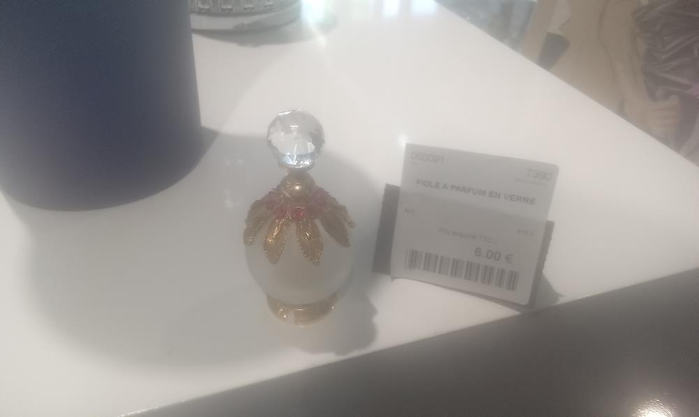 FIOLE A PARFUM EN VERRE