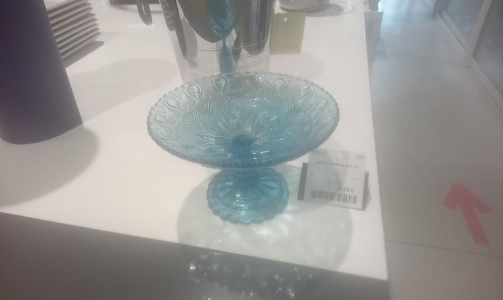 COUPE VERRE BLEUE PM