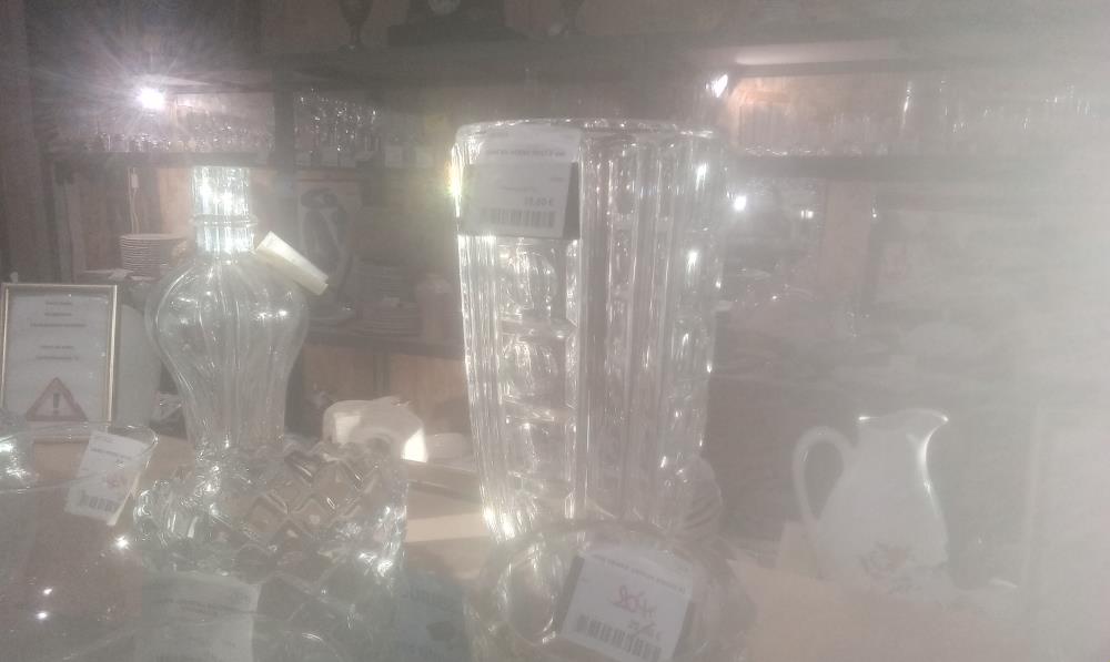 VASE EN VERRE MOULE GM