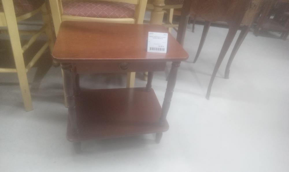 CHEVET RUSTIQUE PLACAGE 1 TIROIR+TABLETTE