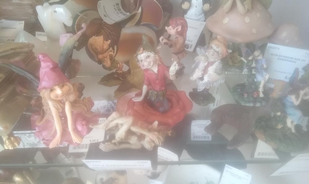 LOT D' ELFE EN RESINE PM