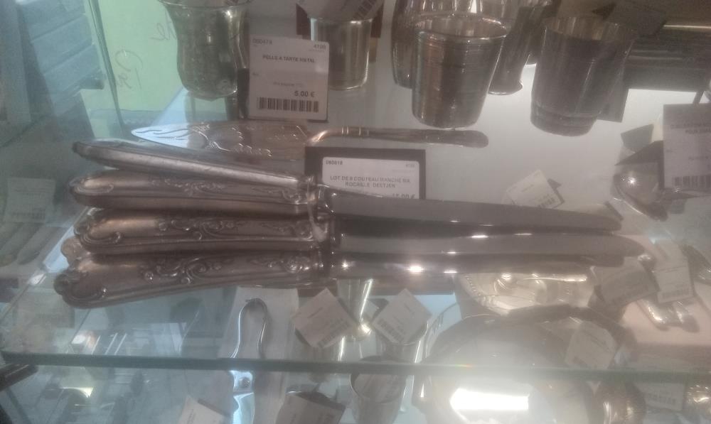 LOT DE 8 COUTEAU MANCHE MA ROCAILLE  DEETJEN