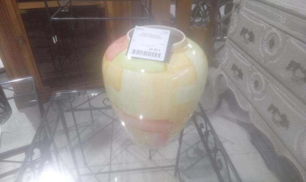 VASE CERAMIQUE MULTICOLORE WHAT'S