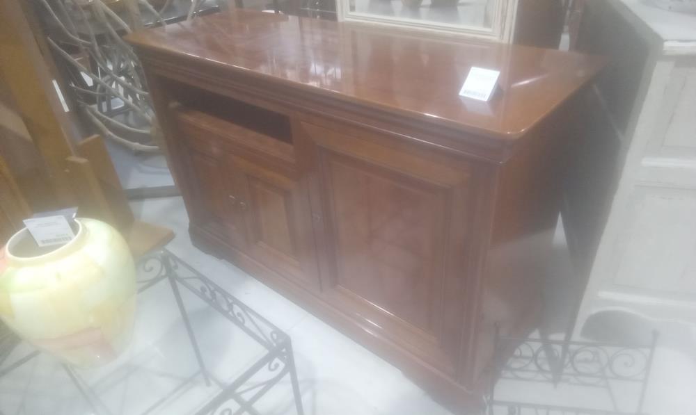 MEUBLE MERISIER MASSIF 3 PORTES+1 TIROIR+NICHE ST LOUIS PHILIPPE
