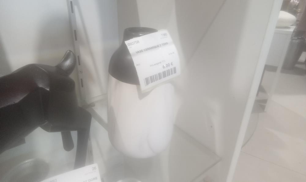 VASE CERAMIQUE 2 TONS