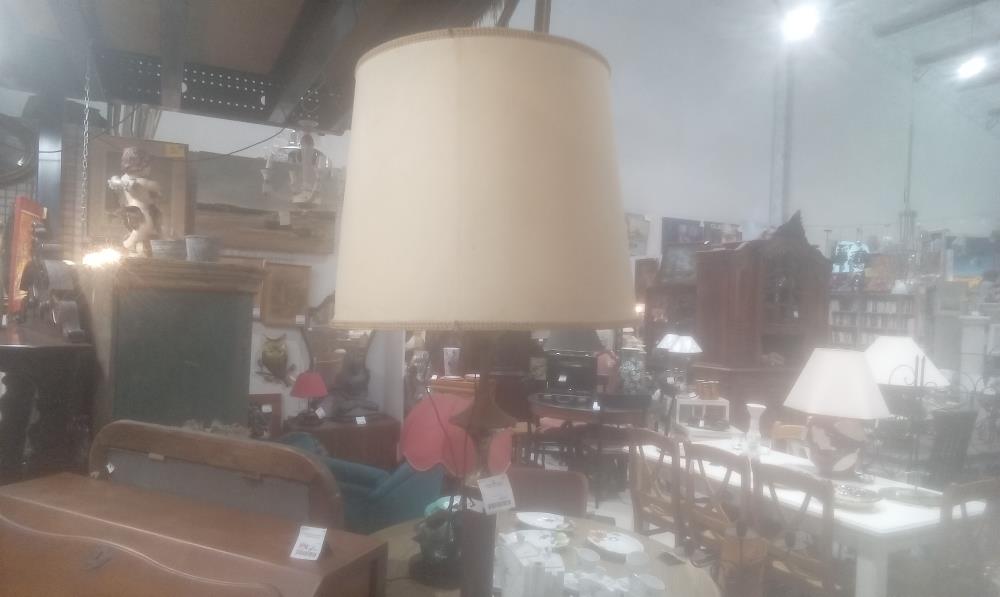 LAMPADAIRE ANNEE 50 +ABATJOUR BEIGE