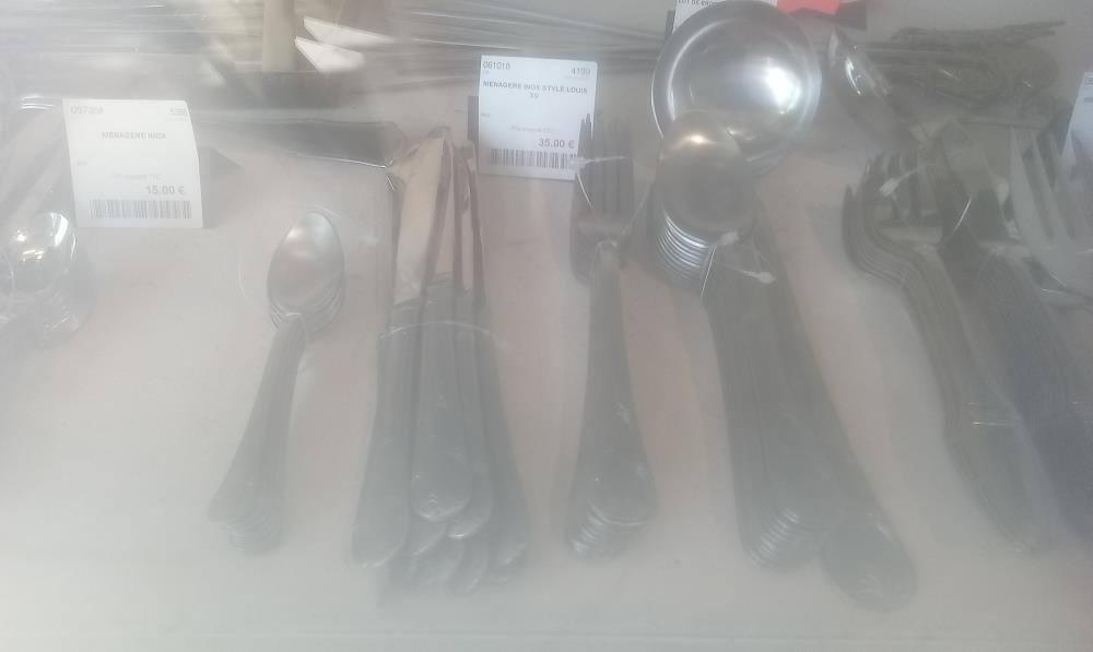 MENAGERE INOX STYLE LOUIS XV