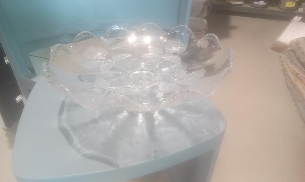 COUPE A FRUIT EN VERRE SUR PIED GM