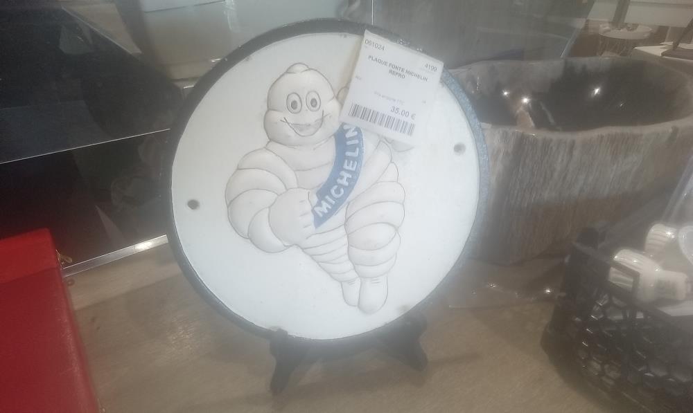 PLAQUE FONTE MICHELIN REPRO