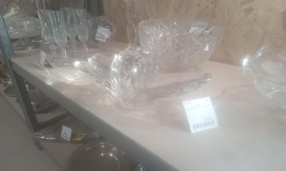 COUPE EN VERRE 4 FEUILLES