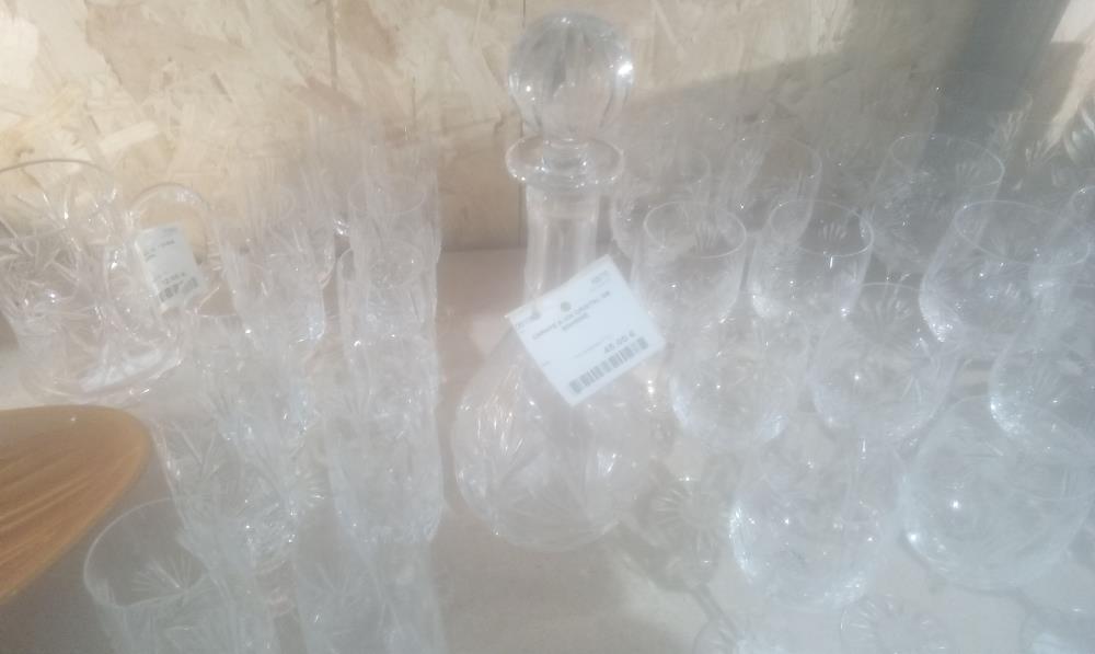 CARAFE A VIN CRISTAL DE BOHEME