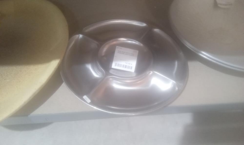 PLAT ROND INOX A HORS D'OEUVRE JEAN COUZON