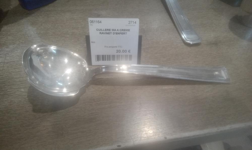 CUILLERE MA A CREME  RAVINET D'ENFERT