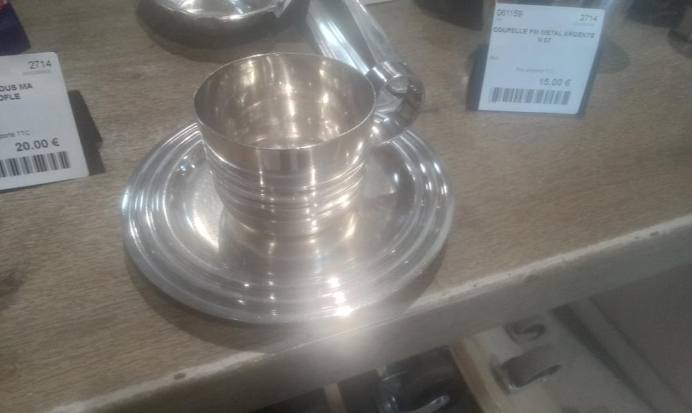 TASSE ET SOUS MA CHRISTOFLE