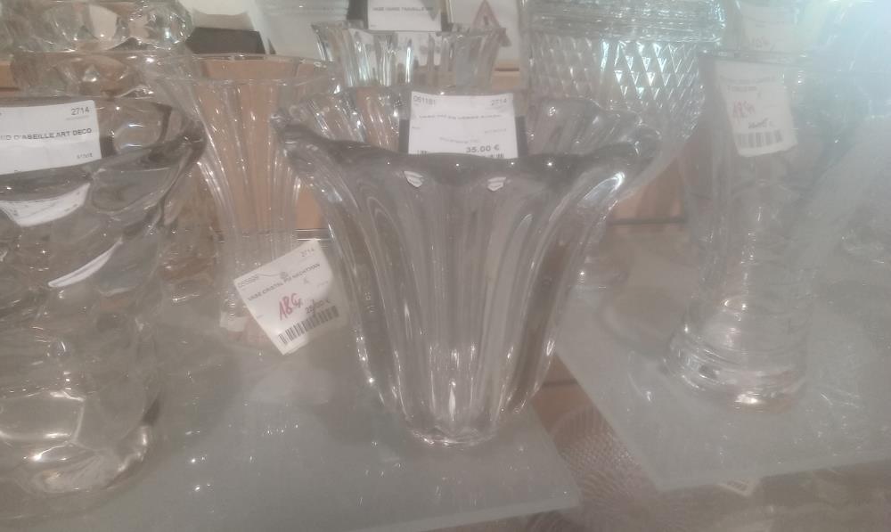VASE PM EN VERRE EVASE