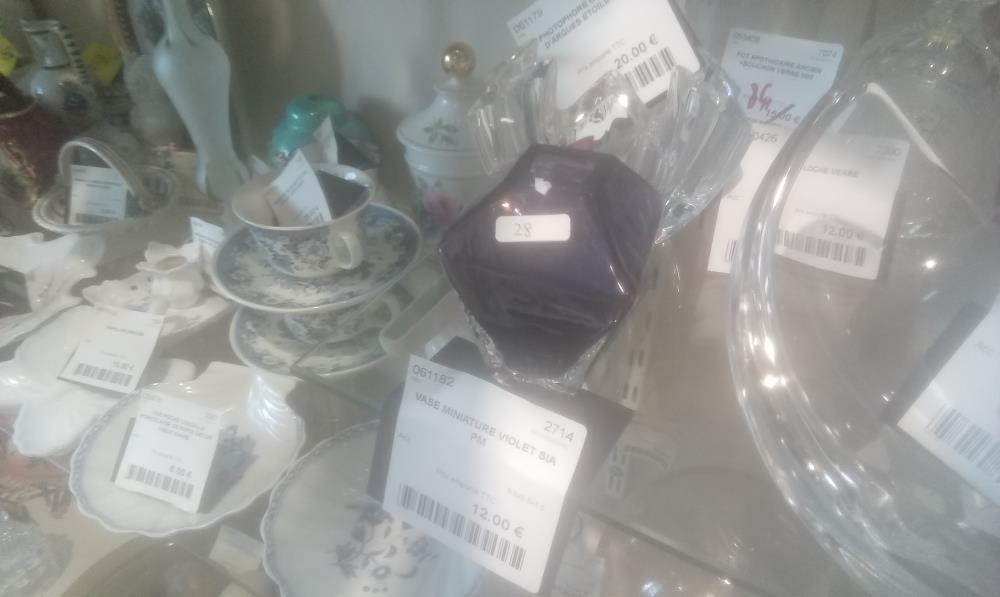 VASE MINIATURE VIOLET SIA PM