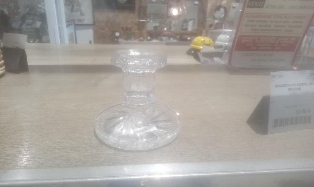 BOUGEOIR PM CRISTAL DE BOHEME